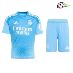 Real Madrid Camiseta Qualidade Premium do Guarda-Redes 2025/26 Niños Azul