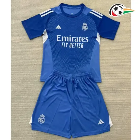 Real Madrid Camiseta Qualidade Premium do Guarda-Redes 2025/26 Niños Azul Real Madrid Camiseta Qualidade Premium do Guarda-Redes 2025/26 Niños Azul