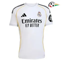 Real Madrid Equipacione Futebol Home Primeiro Kit 2025/26 Branco