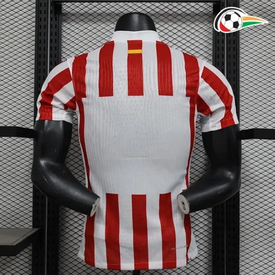 Atlético de Madrid Camisola Replicas Local 2025/26 Jogador Vermelho/Branco Atlético de Madrid Camisola Replicas Local 2025/26 Jogador Vermelho/Branco
