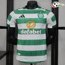 Celtic Camisola Qualidade Premium Home Primeiro Kit 2025/26 Jogador Verde/Branco