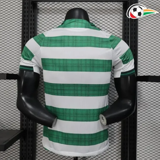 Celtic Camisola Qualidade Premium Home Primeiro Kit 2025/26 Jogador Verde/Branco
