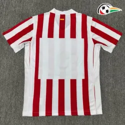 Equipacione Atlético de Madrid Futebol Home Primeiro Kit 2025/26 Vermelho/Branco