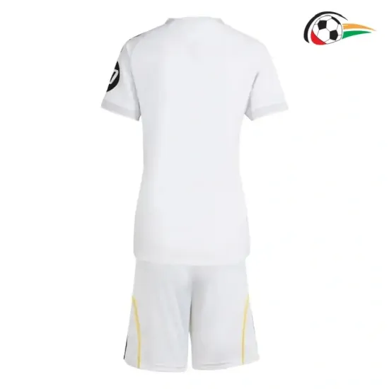 Equipacione Real Madrid Qualidade AAA Local Primeiro Kit 2025/26 Infantil Branco Equipacione Real Madrid Qualidade AAA Local Primeiro Kit 2025/26 Infantil Branco