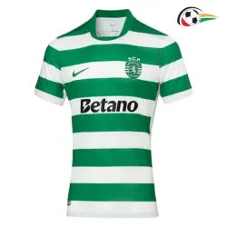 Lisboa Camiseta Replicas Local 2025/26 Verde/Branco