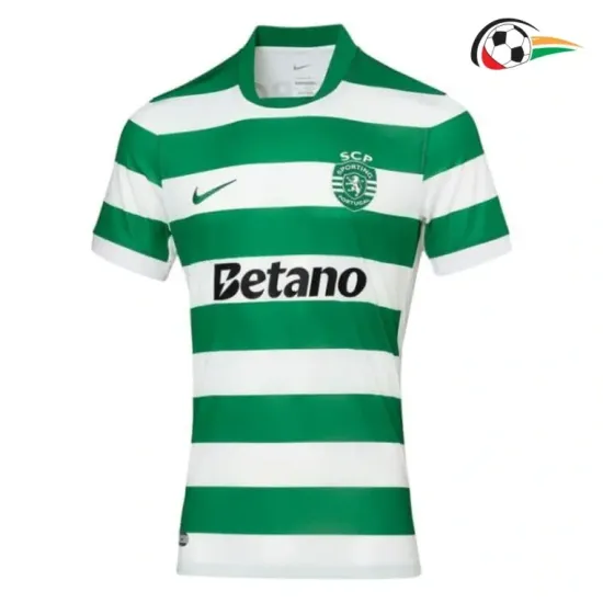 Lisboa Camiseta Replicas Local 2025/26 Verde/Branco
