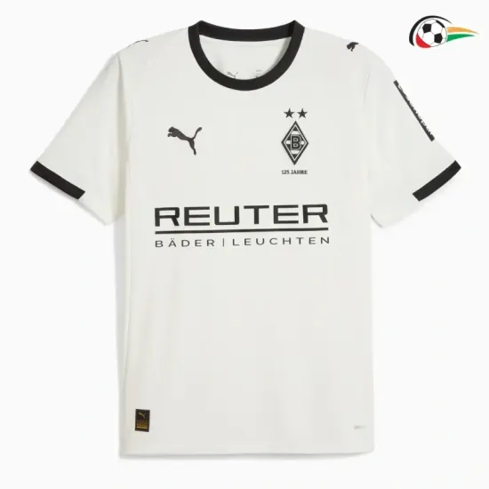 Borussia Mönchengladbach Camisa Qualidade AAA Home Primeiro Kit 2025/26 Branco Borussia Mönchengladbach Camisa Qualidade AAA Home Primeiro Kit 2025/26 Branco