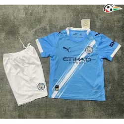 Equipacione Manchester City Baratas Local 2025/26 Niños Azul/Branco