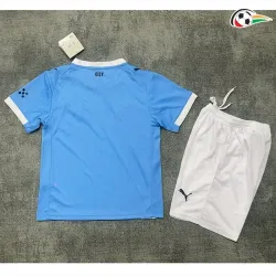 Equipacione Manchester City Baratas Local 2025/26 Niños Azul/Branco