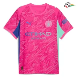Manchester City Camisa Baratas do Guarda-Redes 2025/26 Rosa