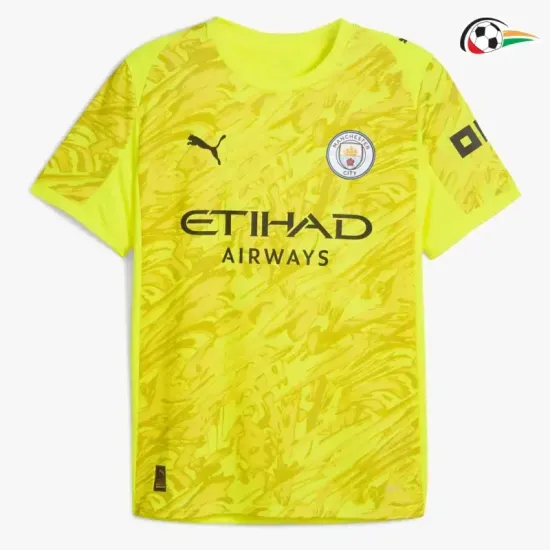 Manchester City Camiseta Qualidade TAILANDESA do Guarda-Redes 2025/26 Amarelo