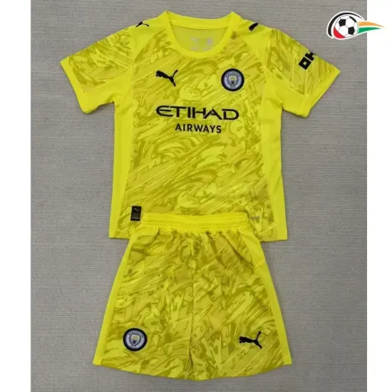 Manchester City Camiseta Qualidade TAILANDESA do Guarda-Redes 2025/26 Amarelo