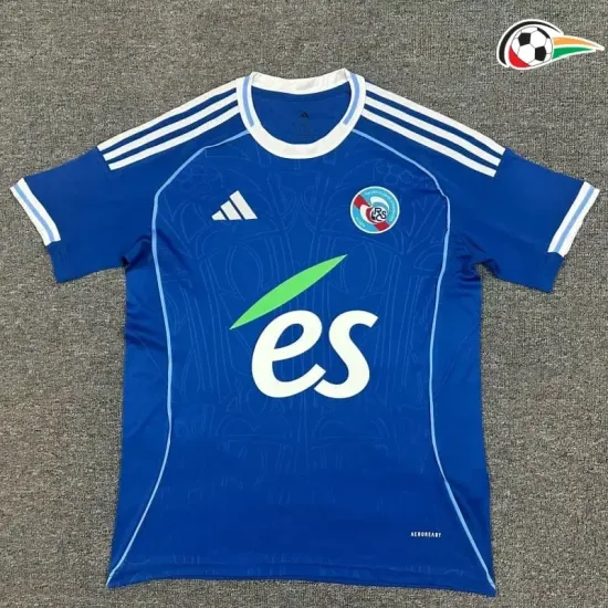 Camisola Racing Strasbourg Qualidade TAILANDESA Local 2025/26 Azul Camisola Racing Strasbourg Qualidade TAILANDESA Local 2025/26 Azul