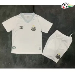 Santos FC Camisa Futebol Home 2025/26 Infantil Branco