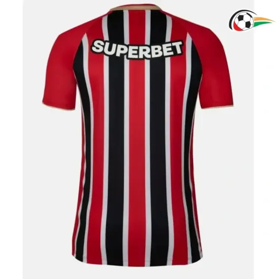 São Paulo Camiseta Replicas Visitante Segundo Kit 2025/26 Vermelho/Branco/Preto São Paulo Camiseta Replicas Visitante Segundo Kit 2025/26 Vermelho/Branco/Preto