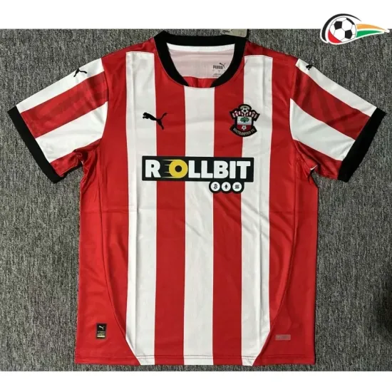 Southampton Equipacione Futebol Primeiro Kit 2025/26 Vermelho/Branco