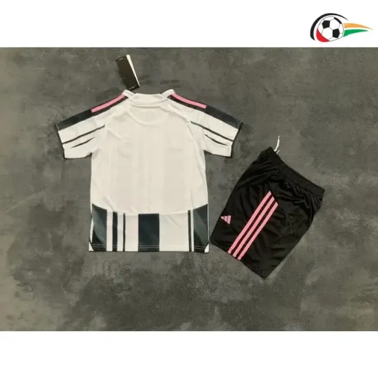 Camisa Juventus Futebol Home Primeiro Kit 2025/26 Niños Branco/Preto Camisa Juventus Futebol Home Primeiro Kit 2025/26 Niños Branco/Preto