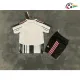 Camisa Juventus Futebol Home Primeiro Kit 2025/26 Niños Branco/Preto Camisa Juventus Futebol Home Primeiro Kit 2025/26 Niños Branco/Preto