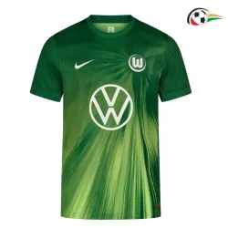 Equipacione Wolfsburg Futebol Local Primeiro Kit 2025/26 Verde
