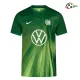 Equipacione Wolfsburg Futebol Local Primeiro Kit 2025/26 Verde Equipacione Wolfsburg Futebol Local Primeiro Kit 2025/26 Verde