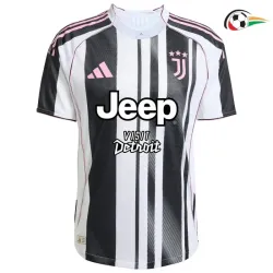 Juventus Camisa Baratas Home Primeiro Kit 2025/26 Preto/Branco