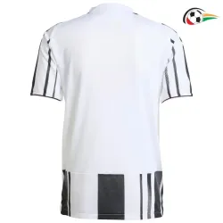 Juventus Camisa Baratas Home Primeiro Kit 2025/26 Preto/Branco