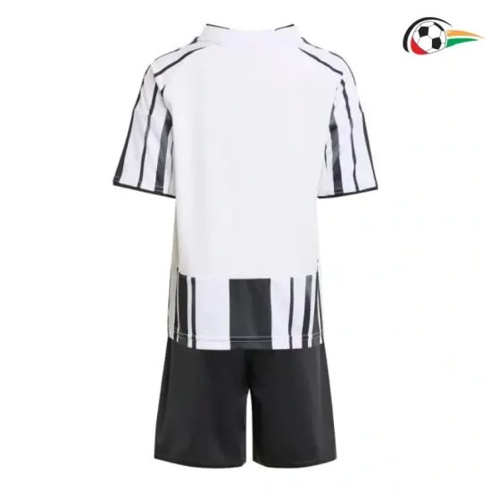 Juventus Equipacione Qualidade AAA Local Primeiro Kit 2025/26 Infantil Preto/Branco Juventus Equipacione Qualidade AAA Local Primeiro Kit 2025/26 Infantil Preto/Branco