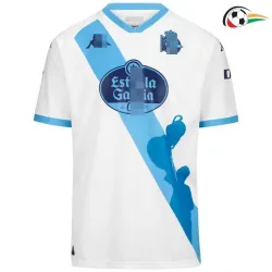La Coruña Camiseta Qualidade Premium Alternativa Terceiro Kit 2024/25 Azul/Branco