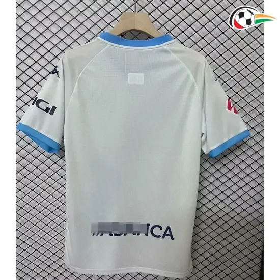 La Coruña Camiseta Qualidade Premium Alternativa Terceiro Kit 2024/25 Azul/Branco