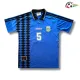 REDONDO 5 Argentina Camisola Qualidade Premium Visitante 1994 Retro Azul