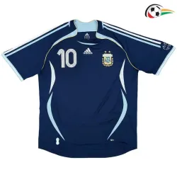 Camisola RIQUELME 10 Argentina Qualidade TAILANDESA Segundo Kit 2006 Retro Azul