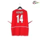 HENRY 14 Arsenal Camisola Replicas Primeiro Kit 2003/04 Retro Vermelho/Branco