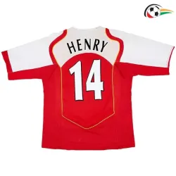 HENRY 14 Arsenal Equipacione Qualidade AAA Home Primeiro Kit 2004/05 Retro Classicas Vermelho/Branco