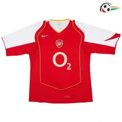 HENRY 14 Arsenal Equipacione Qualidade AAA Home Primeiro Kit 2004/05 Retro Classicas Vermelho/Branco