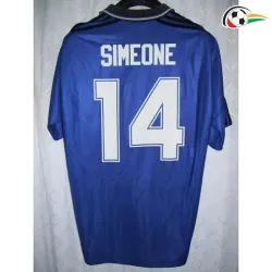 SIMEONE 14 Argentina Camiseta Replicas Away 1994 Classicas Azul