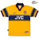 Camiseta BERGKAMP 10 Arsenal Replicas Away 1997/99 Classicas Amarelo/Azul Camiseta BERGKAMP 10 Arsenal Replicas Away 1997/99 Classicas Amarelo/Azul
