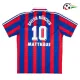 Camiseta MATTHÄUS 10 Bayern Múnich Qualidade TAILANDESA Home Primeiro Kit 1995/97 Vintage Vermelho/Azul