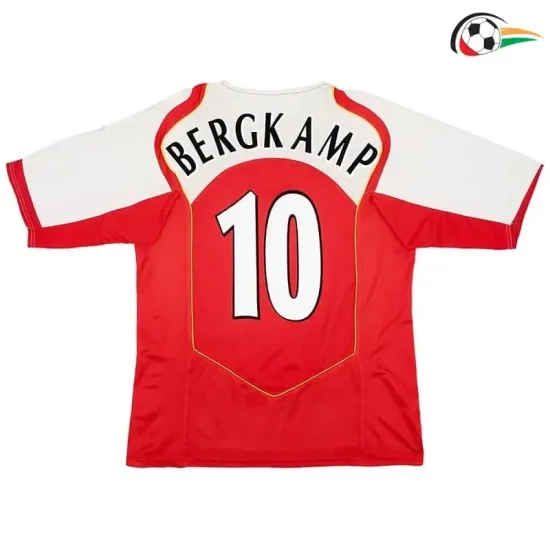 Camisola BERGKAMP 10 Arsenal Qualidade Premium Local 2004/05 Retro Vermelho/Branco Camisola BERGKAMP 10 Arsenal Qualidade Premium Local 2004/05 Retro Vermelho/Branco