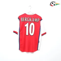 Equipacione BERGKAMP 10 Arsenal Baratas Home 1998/99 Retro Classicas Vermelho/Branco