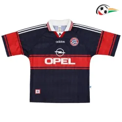 Equipacione MATTHÄUS 10 Bayern Múnich Qualidade AAA Local Primeiro Kit 1997/99 Classicas Vermelho/Azul