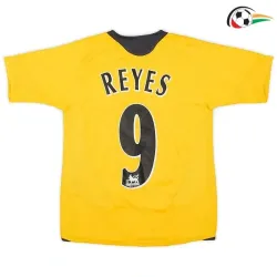REYES 9 Arsenal Camisa Qualidade AAA Segundo Kit 2005/06 Vintage Amarelo