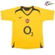 REYES 9 Arsenal Camisa Qualidade AAA Segundo Kit 2005/06 Vintage Amarelo