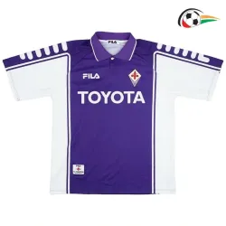 BATISTUTA 9 Florencia Camisola Replicas Primeiro Kit 1999/00 Retro Classicas Azul/Branco