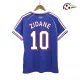 Camisa ZIDANE 10 Francia Qualidade AAA Visitante 1998 Retro Azul/Branco Camisa ZIDANE 10 Francia Qualidade AAA Visitante 1998 Retro Azul/Branco