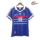 Camisa ZIDANE 10 Francia Qualidade AAA Visitante 1998 Retro Azul/Branco Camisa ZIDANE 10 Francia Qualidade AAA Visitante 1998 Retro Azul/Branco