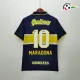 MARADONA 10 Boca Juniors Camiseta Replicas Primeiro Kit 1996/97 Vintage Preto/Amarelo MARADONA 10 Boca Juniors Camiseta Replicas Primeiro Kit 1996/97 Vintage Preto/Amarelo