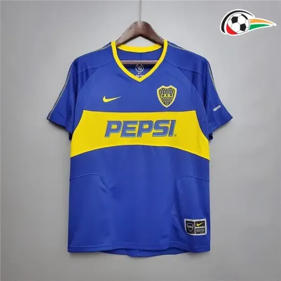 RIQUELME 10 Boca Juniors Equipacione Baratas Home 2003/04 Classicas Azul/Amarelo RIQUELME 10 Boca Juniors Equipacione Baratas Home 2003/04 Classicas Azul/Amarelo