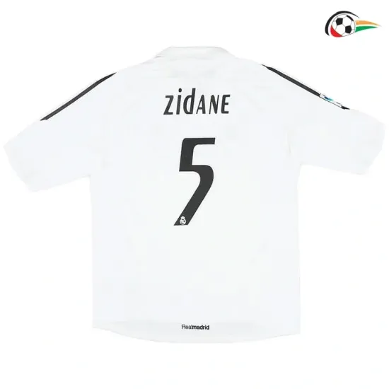 ZIDANE 5 Real Madrid Camisa Qualidade AAA Home Primeiro Kit 2005/06 Retro Branco ZIDANE 5 Real Madrid Camisa Qualidade AAA Home Primeiro Kit 2005/06 Retro Branco