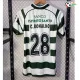 Camisola C.RONALDO 28 Lisboa Qualidade TAILANDESA Primeiro Kit 2002/03 Retro Branco/Verde