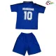 Equipacione MARADONA 10 Argentina Qualidade AAA Away Segundo Kit 1994 Retro Classicas Infantil Azul/Preto Equipacione MARADONA 10 Argentina Qualidade AAA Away Segundo Kit 1994 Retro Classicas Infantil Azul/Preto